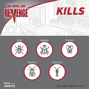 Revenge Invisible Roach Bait with Puffer Applicator, Kills Ants, Beetles, Roaches & More, Long Lasting Formula