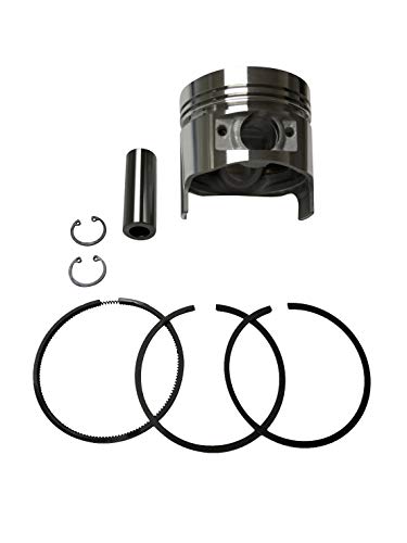 ENGINERUN 86MM Piston & Piston Ring Kit Compatible with Yanmar L100 STD Diesel 186F 186FA Tractor Engine 10HP Generator Parts ref OEM 714970-22500 714980-22720