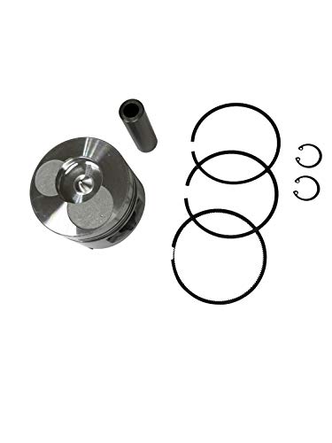 ENGINERUN 86MM Piston & Piston Ring Kit Compatible with Yanmar L100 STD Diesel 186F 186FA Tractor Engine 10HP Generator Parts ref OEM 714970-22500 714980-22720