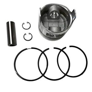 ENGINERUN 86MM Piston & Piston Ring Kit Compatible with Yanmar L100 STD Diesel 186F 186FA Tractor Engine 10HP Generator Parts ref OEM 714970-22500 714980-22720