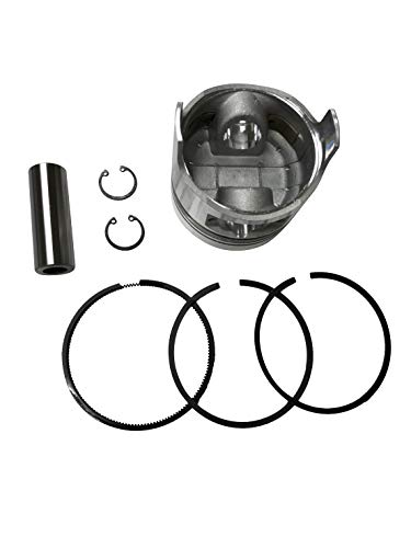 ENGINERUN 86MM Piston & Piston Ring Kit Compatible with Yanmar L100 STD Diesel 186F 186FA Tractor Engine 10HP Generator Parts ref OEM 714970-22500 714980-22720