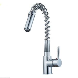 XZRWYB Kitchen Mixer Tap Hot and Cold Sink Faucet Stretch Type Single Hole Single Handle