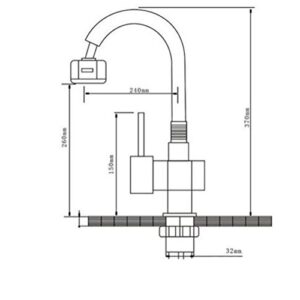 XZRWYB Kitchen Mixer Tap Hot and Cold Sink Faucet Stretch Type Single Hole Single Handle