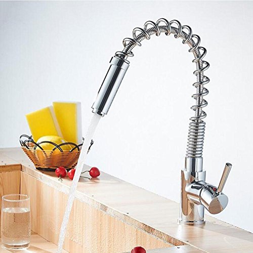 XZRWYB Kitchen Mixer Tap Hot and Cold Sink Faucet Stretch Type Single Hole Single Handle