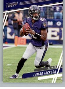 2020 prestige nfl #154 lamar jackson baltimore ravens official panini football trading card