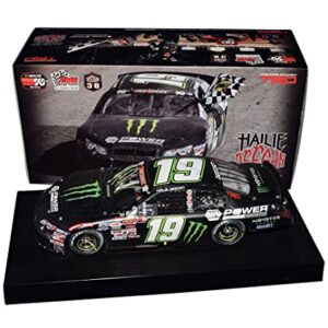 AUTOGRAPHED 2019 Hailie Deegan #19 Monster Energy Racing LAS VEGAS WIN (Raced Version) Bill McAnally Racing K&N Series Signed Lionel 1/24 NASCAR Diecast Car with COA (1 of only 1,333 produced)