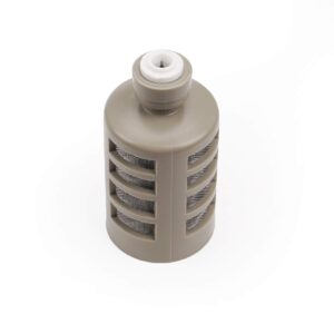 CHUNHUI Misting Cooling System Filter for 1/4" Water Tube Inlet Water,for Water Pumb Inlet,Stainless Steel Sediment Filter 80 Mesh Screen