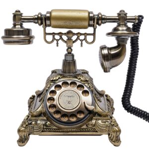 dyrabrest rotary phone vintage phone corded antique telephone old vintage rotary dial phone retro phone handset turntable telephone office telephone antique landline