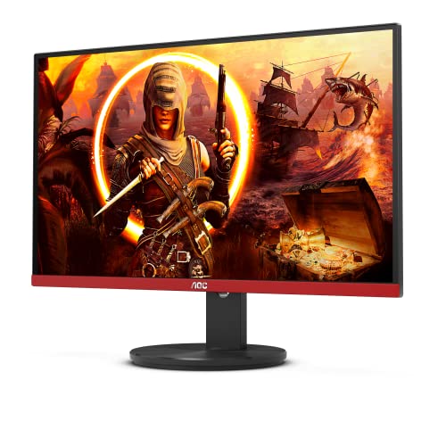 AOC G2490VX 24" Class Frameless Gaming Monitor, FHD 1920x1080, 1ms 144Hz, FreeSync Premium, 126% sRGB / 93% DCI-P3, 3Yr Re-Spawned Zero Dead Pixels, Black