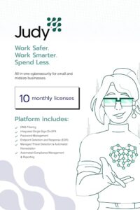 meet judy, your complete cybersecurity platform- 10 monthly licenses