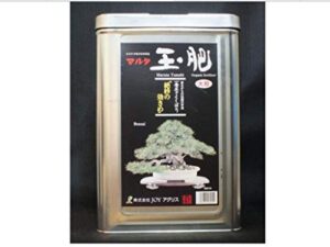 japanese tamahi original natural rapeseed cake bonsai organic fertilizer & plant food 8 kg