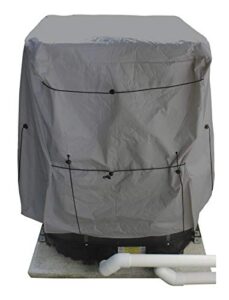 weather-out pool heater cover (adjustable to all heaters)