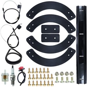 poseagle 753-04472 auger kit with 731-1033 shave plate 946-04091 clutch cable 946-04237 clutch cable 954-0101a drive v-belt f6rtc spark plug