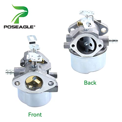 POSEAGLE 640054 Carburetor Replaces 640052, 640054, 640349, 640058, 640058A, Oregon 50-659, Rotary 14110 for Tecumseh HMSK80 HMSK90 HMSK100 LH318SA LH358SA 8HP 9HP 10HP Snowblower Generator Chipper