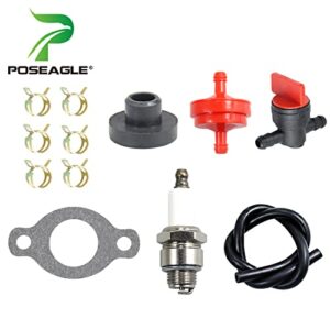 POSEAGLE 632230 Carburetor with 30604 Air Cleaner Replaces 632230, 632272, 632631, 631067, 631067A, 631828, 632235 for Tecumseh H30, H50, H60, HH60, HH70 Engines