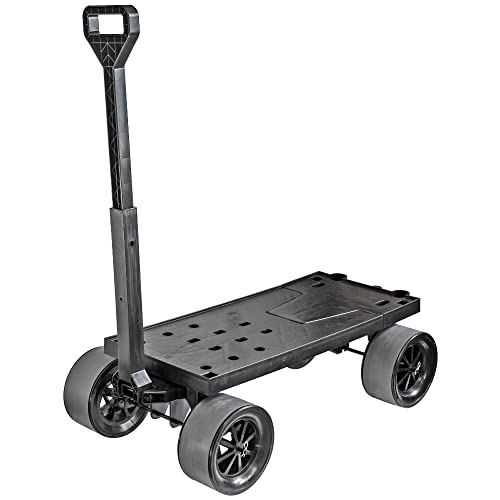 Mighty Max Cart Platform Hand Truck & Moving Dolly, Black - 250 lb Capacity (Flatbed Only) 100% USA Made