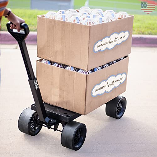 Mighty Max Cart Platform Hand Truck & Moving Dolly, Black - 250 lb Capacity (Flatbed Only) 100% USA Made