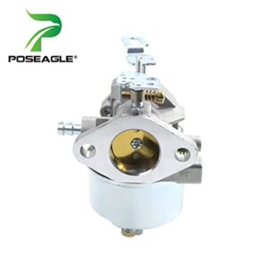 POSEAGLE 632334A Carburetor Replaces Tecumseh 632334A, 632110, 632111, 632334, 632370, 632536, 640105, 632370A for Tecumseh M70, HM80, HM100, OH358SA, OHSK110, OHSK120, OHSK125, OHSK130 Snow Engines