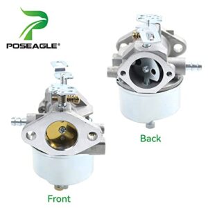 POSEAGLE 632334A Carburetor Replaces Tecumseh 632334A, 632110, 632111, 632334, 632370, 632536, 640105, 632370A for Tecumseh M70, HM80, HM100, OH358SA, OHSK110, OHSK120, OHSK125, OHSK130 Snow Engines