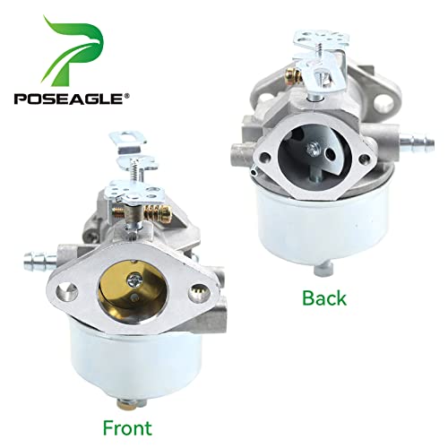 POSEAGLE 632334A Carburetor Replaces Tecumseh 632334A, 632110, 632111, 632334, 632370, 632536, 640105, 632370A for Tecumseh M70, HM80, HM100, OH358SA, OHSK110, OHSK120, OHSK125, OHSK130 Snow Engines