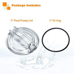 𝟐𝟎𝟐𝟑 𝙐𝗽𝒈𝒓𝒂𝒅𝒆𝒅 SPX3100D Pool Pump Lid for compatible with Hayward Super II Pump SP3000 Series Models SP3007(eeaz) SP3010 SPX3000S Strainer Cover O-ring Replacement Thread Strainer Cover