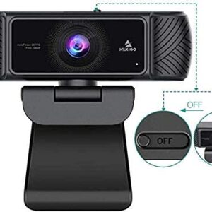 NexiGo N680 1080P Business Webcam with Microphone, Software and Privacy Cover, AutoFocus, Streaming USB Web Camera, for Online Class, Zoom Meeting Skype Facetime Teams, PC Mac Laptop Desktop