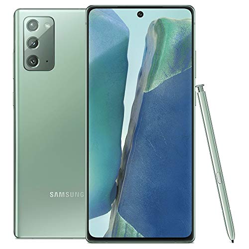 Samsung Galaxy Note 20 N980F/DS, 4G LTE, International Version (No US Warranty), 256GB, Mystic Green - GSM Unlocked