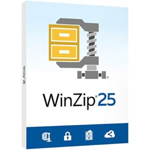 corel winzip 25 standard | file compression & decompression software [pc key card] [old version]