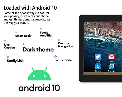 Azpen 10.1" inch Android 11 OS Tablet, IPS HD Display 2GB RAM 32GB Storage Color (Black)