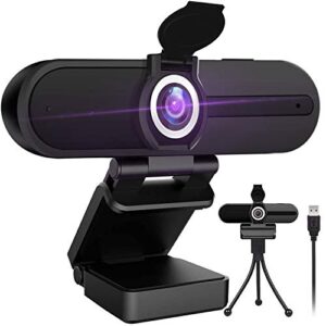 gohzq 4k webcam with microphone,8 megapixel web cam,ultra hd web camera for computers,webcam for laptop desktop,usb webcam with privacy cover,pro streaming webcam for video calling