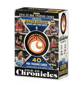 2019-20 panini chronicles basketball blaster box - 40 total cards - chase zion williamson, ja morant, coby white, tyler herro rookie cards - find blaster exclusive pink parallels!