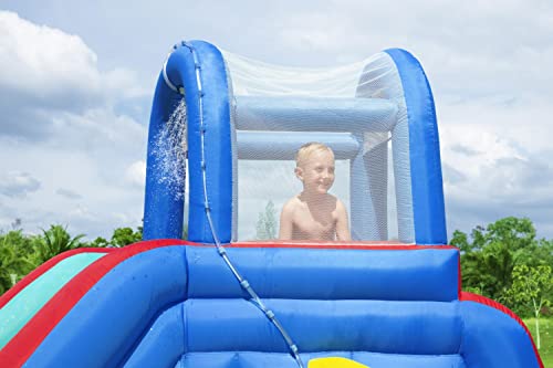 Bestway H2OGO! Waterfall Waves Mega Water Park | Inflatable Slide and Pool Fits Up to 6 Children