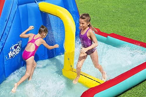 Bestway H2OGO! Waterfall Waves Mega Water Park | Inflatable Slide and Pool Fits Up to 6 Children