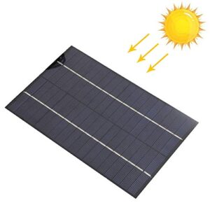 Vbest life Portable Outdoor Polycrystalline Silicon Solar Cell Panel, 4.2W 18V 200x130mm Mini Solar Panel for Power Charger DIY