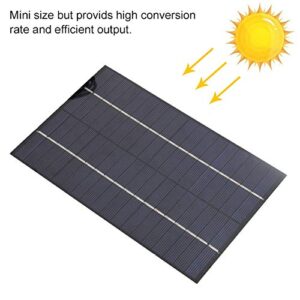 Vbest life Portable Outdoor Polycrystalline Silicon Solar Cell Panel, 4.2W 18V 200x130mm Mini Solar Panel for Power Charger DIY