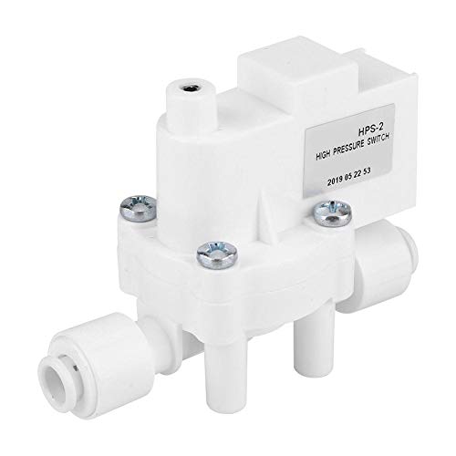 1/4" DC 24V High Pressure Switch, Action High Pressure Regulator High Pressure Controller for Pump RO Water Fitlers Reverse Osmosis Tank 0.25MPa