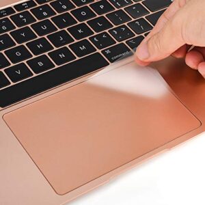 [2pcs] trackpad protector for 2021 2020 macbook air 13 inch a2337 m1 a2179 a1932 touch pad cover skin anti-scratch anti-water for 2021 macbook air 13 inch a2337 a2179 a1932 touch id accessories, clear