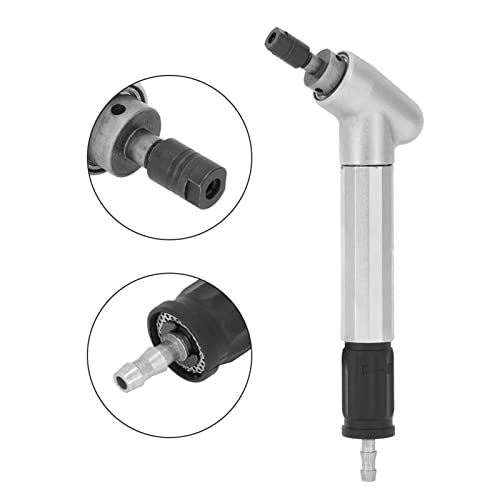 1/8" (3mm) 120 Degree Air Micro Die Grinder Kit High Speed Light Weight Pneumatic Grinding Pen for Shaping, Cutting, Grinding and Finishing, 52500 RPM