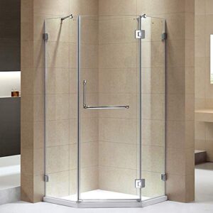 TSMST Glass Shower Door Seal Strip, 120 Inch Soft Shower Door Sweep Seal Strip to Stop Leaks for 3/8" Framelss Glass Door