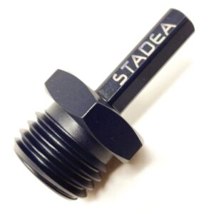 stadea adapter 1/2" hexagonal to 1-1/4"-7 male 110 mm long - for threaded diamond hole saw core drill bit, series super c
