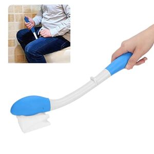 Long Reach Comfort Wipe, Solid Long Reach Wiper Toilet Aids Tools, Sanitary Self Wipe Aid for Wiping Long Reach Tissue Aids