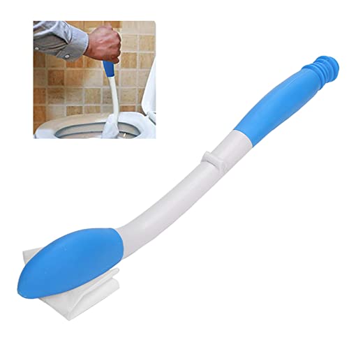 Long Reach Comfort Wipe, Solid Long Reach Wiper Toilet Aids Tools, Sanitary Self Wipe Aid for Wiping Long Reach Tissue Aids