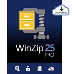 corel winzip 25 pro | file compression, decompression & backup software [pc download] [old version]