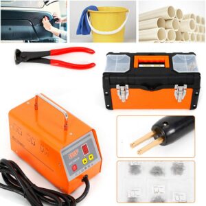 LOYALHEARTDY Plastic Welder Kit Hot Plastic Welding Gun Machine Stapler Kit Welder Welding Machine Plastic Car Repair Bumper Repair w/ 600PCS Staples