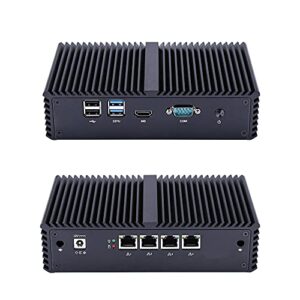 qotom diy firewall/router/vpn appliance/gateway device/dhcp server/dns server, 4x 2.5g lan, rs-232, core i5-4200u, 8gb ram 64gb ssd wifi