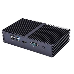 Qotom DIY Firewall/Router/VPN Appliance/Gateway Device/DHCP Server/DNS Server, 4X 2.5G LAN, RS-232, Core i5-4200U, 8GB RAM 64GB SSD WiFi