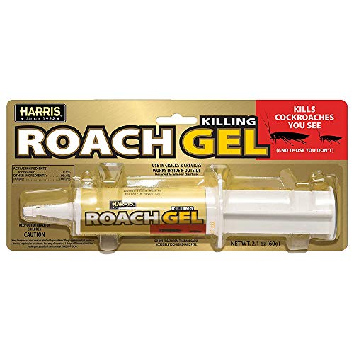 Harris Roach Gel, Ready to Use Cockroach Killer for Indoor and Outdoors, Extra Large Size 60g