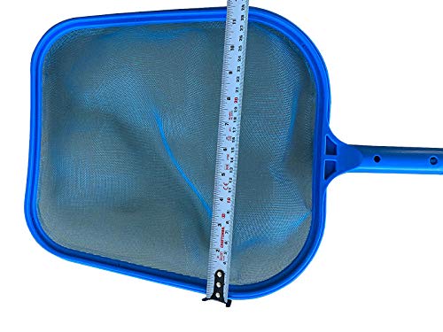 FibroPool Leaf Skimmer Net with Extendable Aluminum Pole - Ultra Fine Mesh Rake for Cleaning Swimming Pools, Spas, Hot Tubs and Fountains - Pool Maintenance Accessories