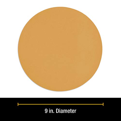 Dura-Gold Premium 9" Drywall Sanding Discs - 240 Grit (Box of 10) - Sandpaper Discs with PSA Self Adhesive Stickyback, High-Performance Fast Cutting Aluminum Oxide Abrasive - For Drywall Power Sander