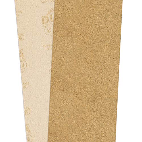 Dura-Gold Premium - 80 Grit Gold - Hook & Loop Backing Longboard Continuous Sandpaper Roll, 2-3/4" Wide, 12 Yards Long - For Automotive & Woodworking Air File Long Board Sanders, Hand Sanding Blocks